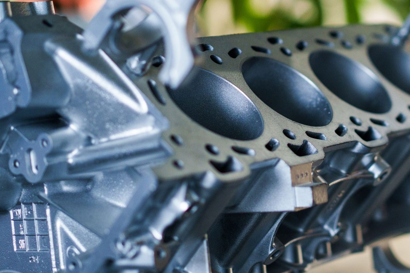 Representative image: generic aluminium engine-block casting